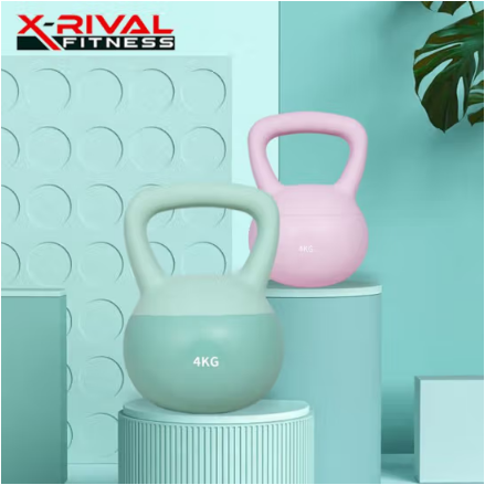 X-RIVALFITNESS 軟壺鈴女士健身家用提壺啞鈴