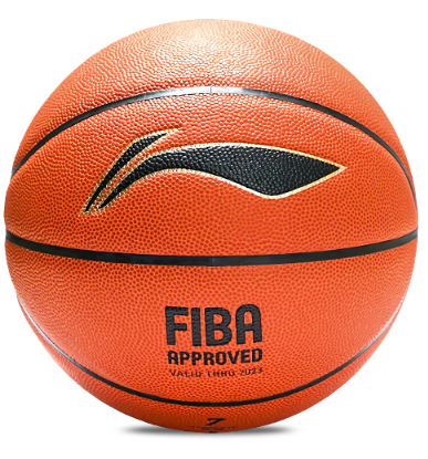 李寧（LI-NING）籃球進口超纖PUFIBA認證官方比賽級用球成人7號（進口pu）