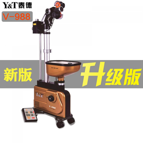 泰德新款 V-988發(fā)球機(jī) 新款發(fā)球機(jī)升級功能更多 泰德落地式全自動乒乓球發(fā)球機(jī)
