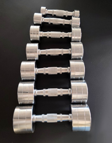 純鋼電鍍啞鈴10KG