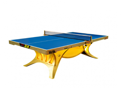 雙魚（DOUBLE FISH） 乒乓球桌展翅王大賽標準乒乓球臺 ITTF認證 黃金款不帶燈