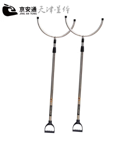 防暴鋼叉 伸縮防爆叉 保安用品裝備幼兒園學(xué)校防暴器材 基礎(chǔ)款