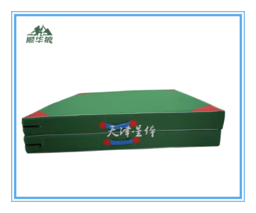 順華狼 體操墊仰臥起坐墊跳高墊 兩折款 300*200*30cm海綿有機硅布
