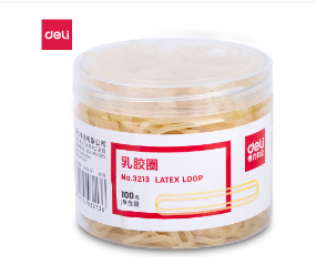 得力3213乳膠圈 (100g/筒)