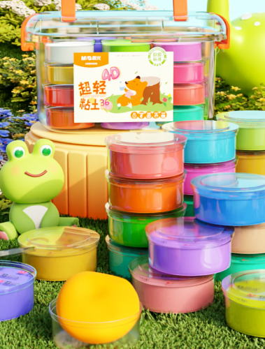 晨光(M&G)文具4D超輕粘土兒童彩泥橡皮泥黏土小學(xué)生玩具 24色小狐貍系列